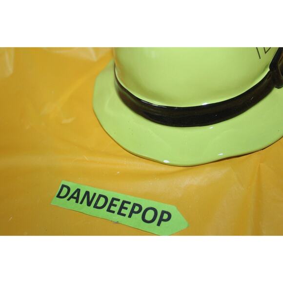 Rae Dunn Witch Please Ceramic Figural Hat Green Black Halloween Decoration - Picture 8 of 8